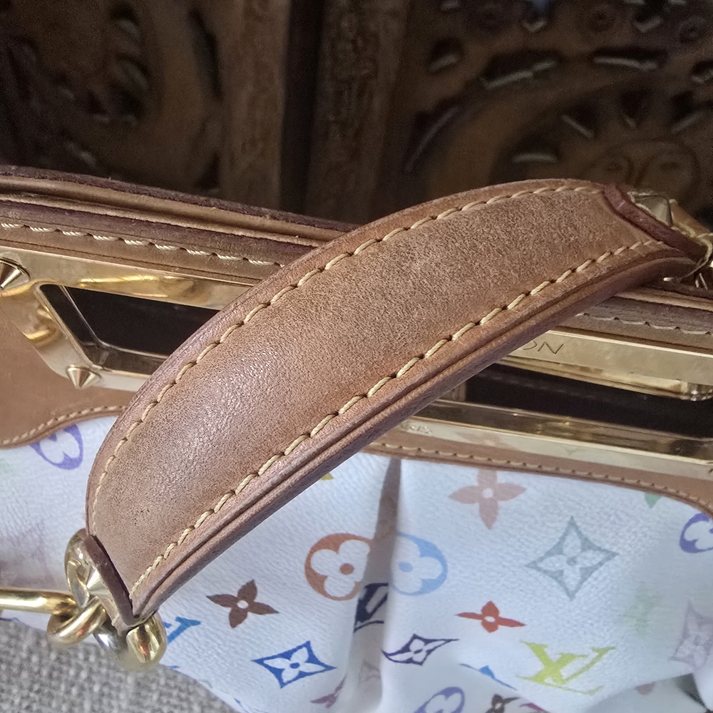 Louis Vuitton Multicolor Canvas and Brown Leather Women's Bag - Picture 3 of 16